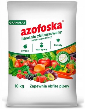 AZOFOSKA 10KG NAWÓZ UNIWERSALNY OGRODNICZY warzywa owoce kwiaty granulat