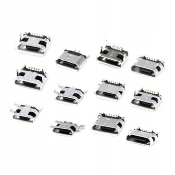 Złącze żeńskie Micro USB Adapter portu USB