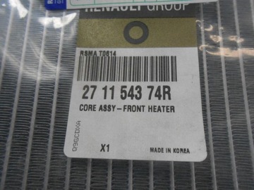 RENAULT LATITUDE RADIÁTOR VLOŽKA