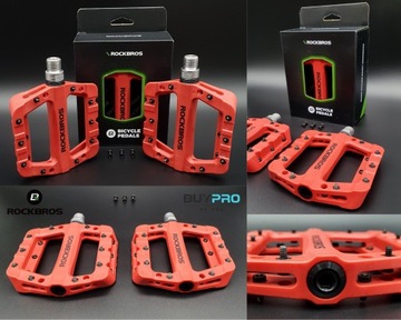 Легкие педали-платформы для горных велосипедов, нейлон ROCKRBOS