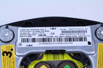 ULOŽENÍ AIRBAG MERCEDES SLS 197 A19786003029