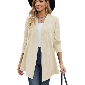 Solid Color Long Sleeve Cardigans Shirts 2023 Autu