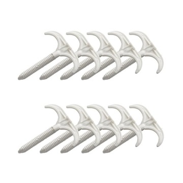 Hak podłogowy PODWÓJNY L - 48 10 szt INSTAL COMPLE