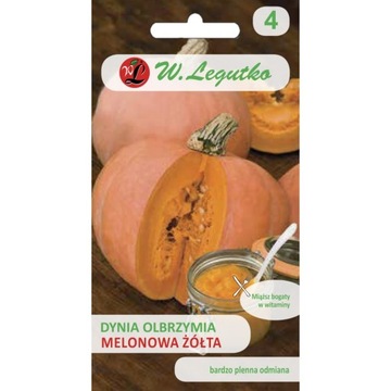 Nasiona Dynia Olbrzymia MELONOWA ŻÓŁTA 3 g