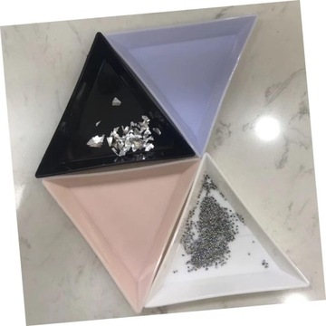 160 шт., треугольные заколки для волос с треугольными пластинами, коричневые кончики