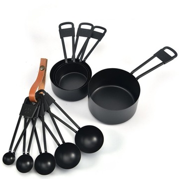 Мерные стаканчики из нержавеющей стали, 4 шт.