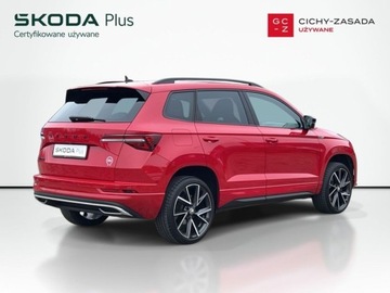 Skoda Karoq Crossover Facelifting 1.5 TSI ACT 150KM 2023 Skoda Karoq 1.5TSI 150KM Sportline SalonPL SerwisASO Acc Virtual Matrix Ke, zdjęcie 4