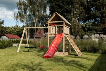 Детская площадка Tower Tobi, песочница, горка и качели