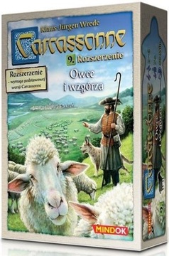CARCASSONNE Gra planszowa Owce i wzgórza DODATEK