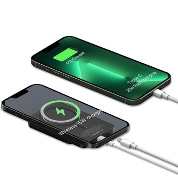 МАГНИТНЫЙ POWERBANK 15 Вт БЕСПРОВОДНОЙ MagSafe 5000 мАч 20 Вт iOS