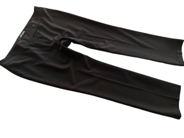 GARDEUR___ELEGANCKIE CZEKOLADOWE SPODNIE 46