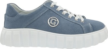 BUTY SPORTOWE SNEAKERS XF 71 NIEBIESKIE PLATFORMA R. 36