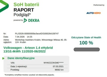 Volkswagen Arteon Shooting Brake Plug-in 1.4 TSI Plug-In-Hybrid 218KM 2021 Volkswagen Arteon FV23% PHEV R-Line full LED, zdjęcie 4