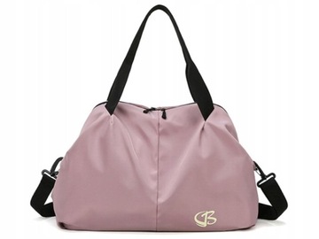 TORBA SPORTOWA SIŁOWNIĘ Różowa POJEMNA Podręczna Fitness