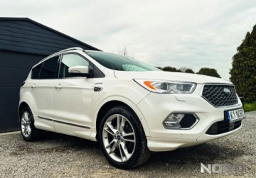 Ford Kuga II SUV 2.0 TDCi 150KM 2016 Ford Kuga Bezwypadkowy, 4x4, FV23, Vignale, KredytowanieLeasing, gwarancja, zdjęcie 2