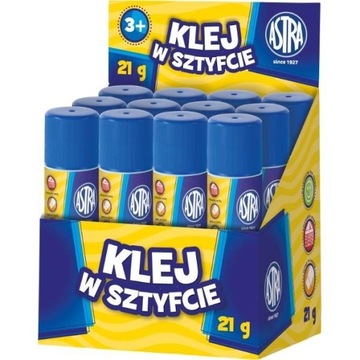 ZESTAW 12 X KLEJ W SZTYFCIE 21G ASTRA