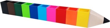 Sorter Montessori na kredki EKO Organizer 10 kol