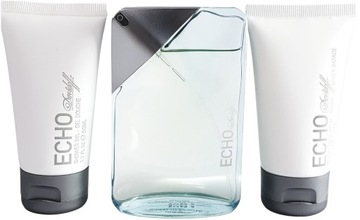 Davidoff ECHO FOR MEN 50 ml + ŻEL + BALSAM *ZESTAW