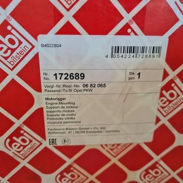 FEBI BILSTEIN 172689 LOŽISKO MOTORU