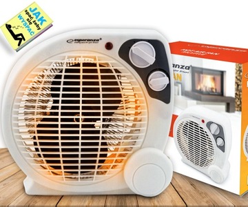 MOCNY TERMOWENTYLATOR ELEKTRYCZNY FARELKA GRZEJNIK