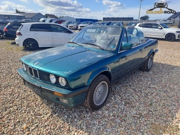 BMW Seria 3 E30 Cabrio 318 i 113KM 1992 BMW Seria 3 318 cabrio skora wspomaganie alu nowy dach i lakier oplacony, zdjęcie 19