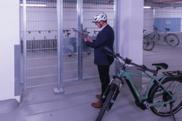 M7 Abus Touch 57/45 Замок со сканером отпечатка пальца