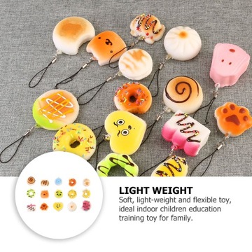 Игрушка-тортик, игрушка-антистресс, кулон 15 шт.