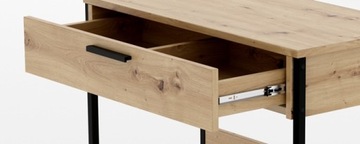 FORESTO дубовая лофт-консоль, 80 см, металл