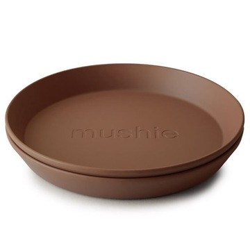 Talerzyki MUSHIE Round 2 sztuki Caramel