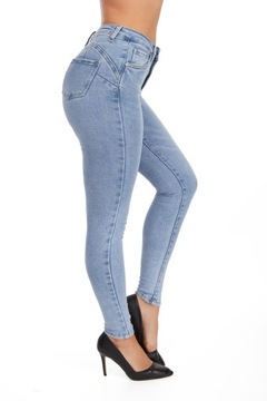 109_ Spodnie damskie jeans rurki - Goodies _S/36