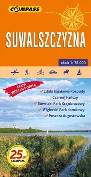 MAPA TURYSTYCZNA- SUWALSZCZYZNA 1:75 000