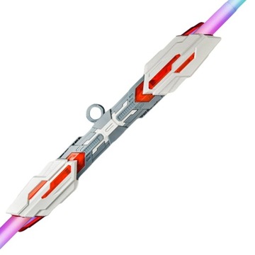 Детали костюма светодиодного светового меча, вращение на 360 градусов, светящийся серый цвет