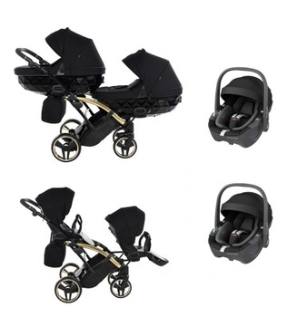 JUNAMA BLIŹNIACZY 3w1 DUO SLIM S-LINE PEBBLE 360