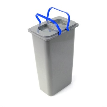 Контейнер для мусора 9л, с крышкой и ручками.