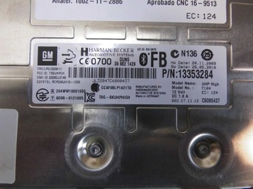 MODUL BLUETOOTH 13353284 OPEL ASTRA J IV