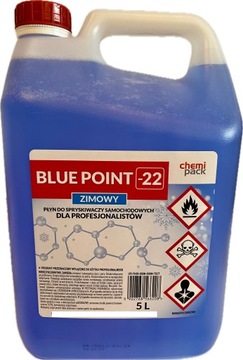 Płyn do spryskiwaczy Bluepoint -22 5L- PALETA 108 SZT