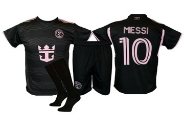 MESSI strój piłkarski sportowy koszulka spodenki + getry rozmiar 140