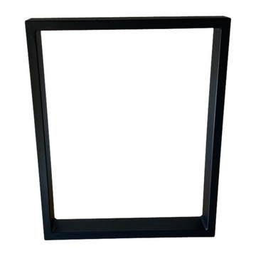 NOGA, NOGI DO STOLIKA, ŁAWY METALOWE LOFT 40x50 czarna profil 6X2