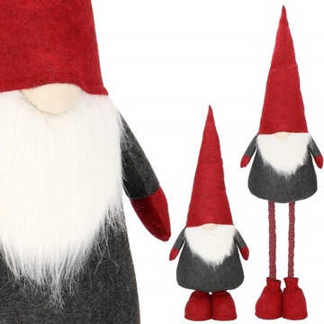 DUŻY GNOM XXL KRASNAL SKRZAT PREZENT ŚWIĘTA 160cm