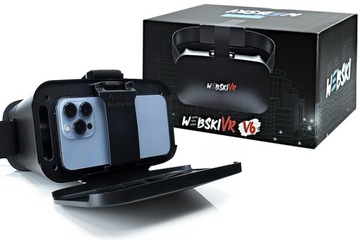GOGLE OKULARY VR 3D 360 DO TELEFONU SMARTFONA WIRTUALNA RZECZYWISTOŚĆ