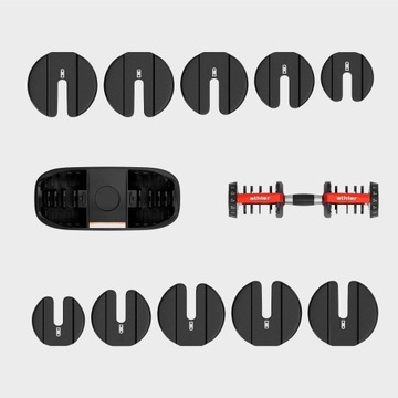 РЕГУЛИРУЕМАЯ Гантель с подставкой Athler Lion 60 CAST IRON 2,5 - 24 кг