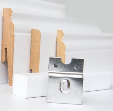 Listwa przypodłogowa BIAŁY MAT 7 cm EVO BIAŁA 1 METR.