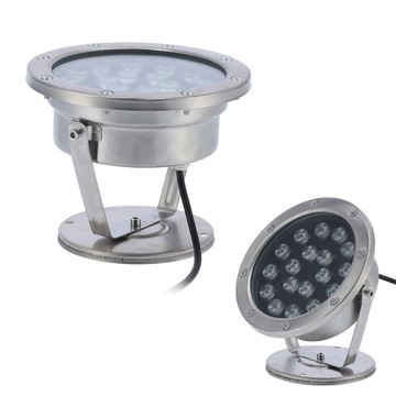 ПОДВОДНЫЙ ФОНТАН СВЕТ RGB LED ЛАМПА 18Вт 12В