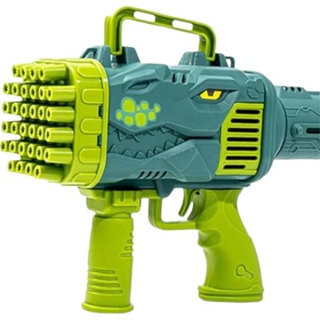 PISTOLET DO BANIEK MYDLANYCH BAZOOKA 32 OTWORY NA BATERIE TACKA PŁYN DINO