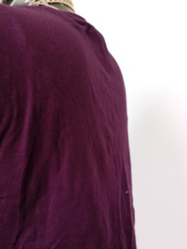 Bordowa burgundowa bluzka cyrkonie Mohito S 36 top wiśniowa kryształki nowa