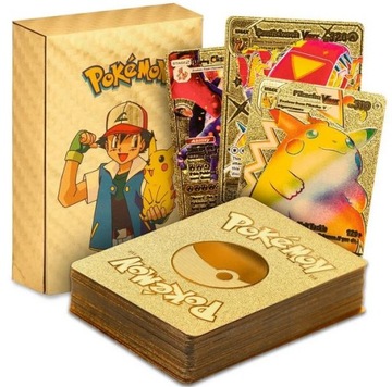 POKEMON KARTY KOLEKCONERSKIE ZŁOTA EDYCJA 55 KART