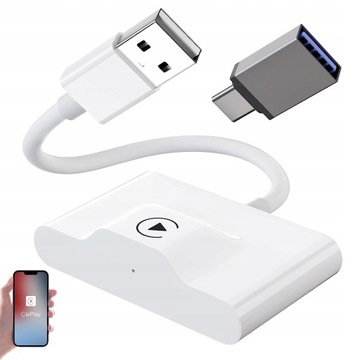 Adapter Bezprzewodowy Carplay iOS Wi-Fi/Bluetooth