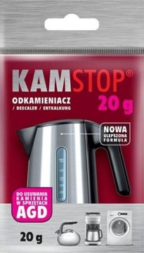 Odkamieniacz czajnik pralka ekspres 20g KAMSTOP