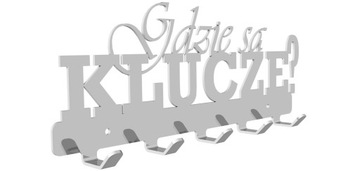 Gdzie są klucze? - wieszak na klucze (model 030)