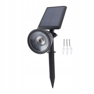 REFLEKTOR OGRODOWY SOLARNY LED WBIJANY SZPIKULEC LAMPA SOLARNA SUPERLED
